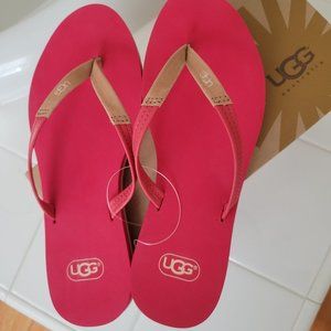 UGG WOMEN'S MAGNOLIA FLIP FLOP SANDAL,TROPICAL SUNSET,US SIZE 5